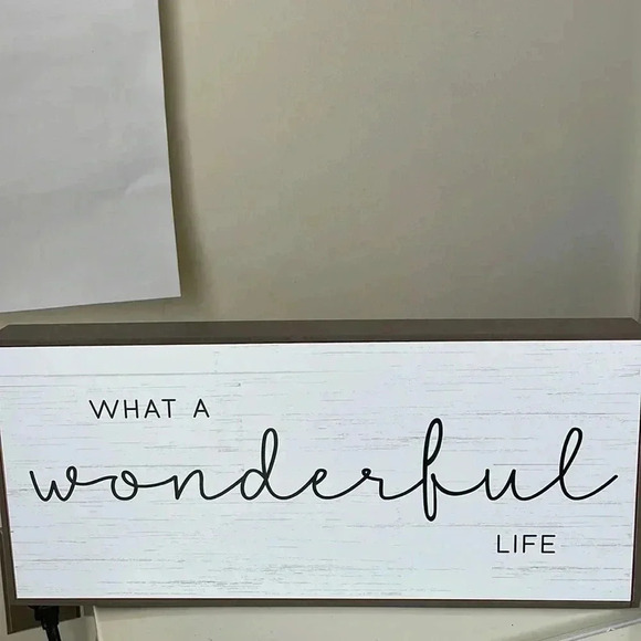 Other - Double sided wooden sign